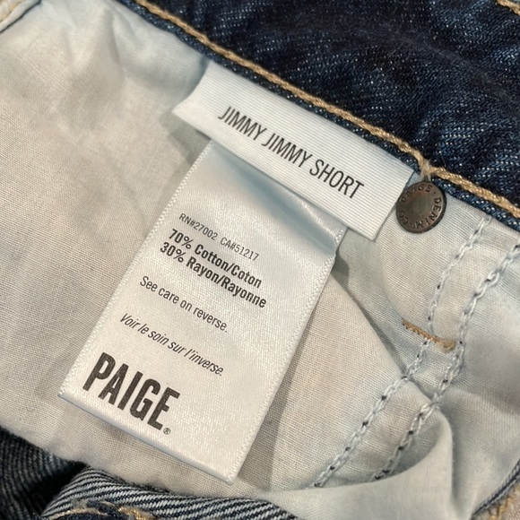 Paige Jimmy Jimmy size 25 cuffed EUC short - Picture 3 of 4